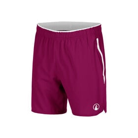 Afbeelding van Drop 7in Shorts Heren-berry, wit