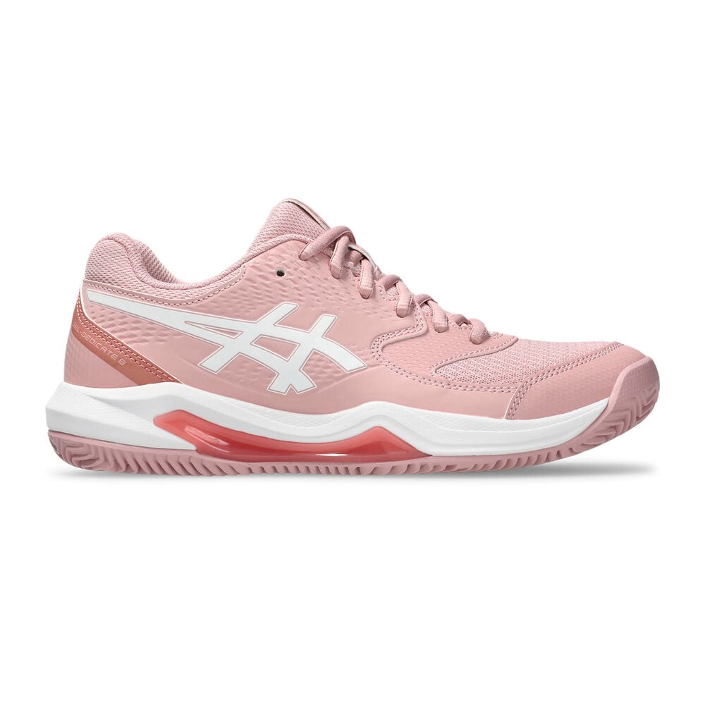 ASICS Gel-Dedicate 8 Clay Tennisschoenen Dames-roze, wit