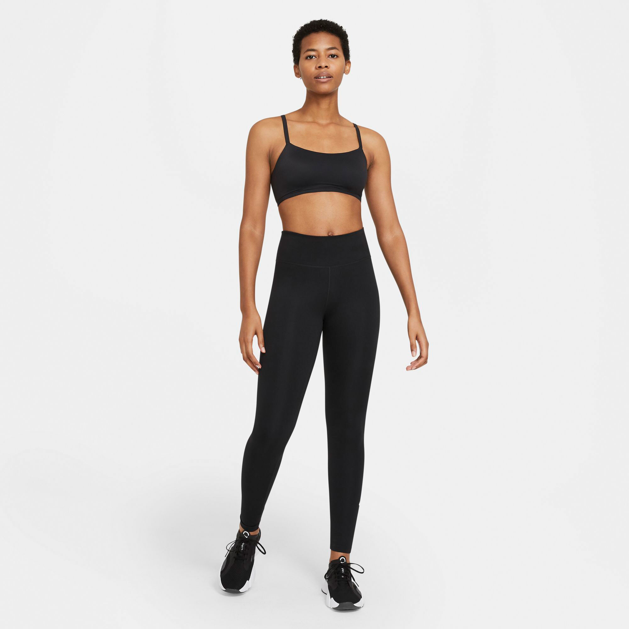 Nike one hardlooptight zwart dames hot sale