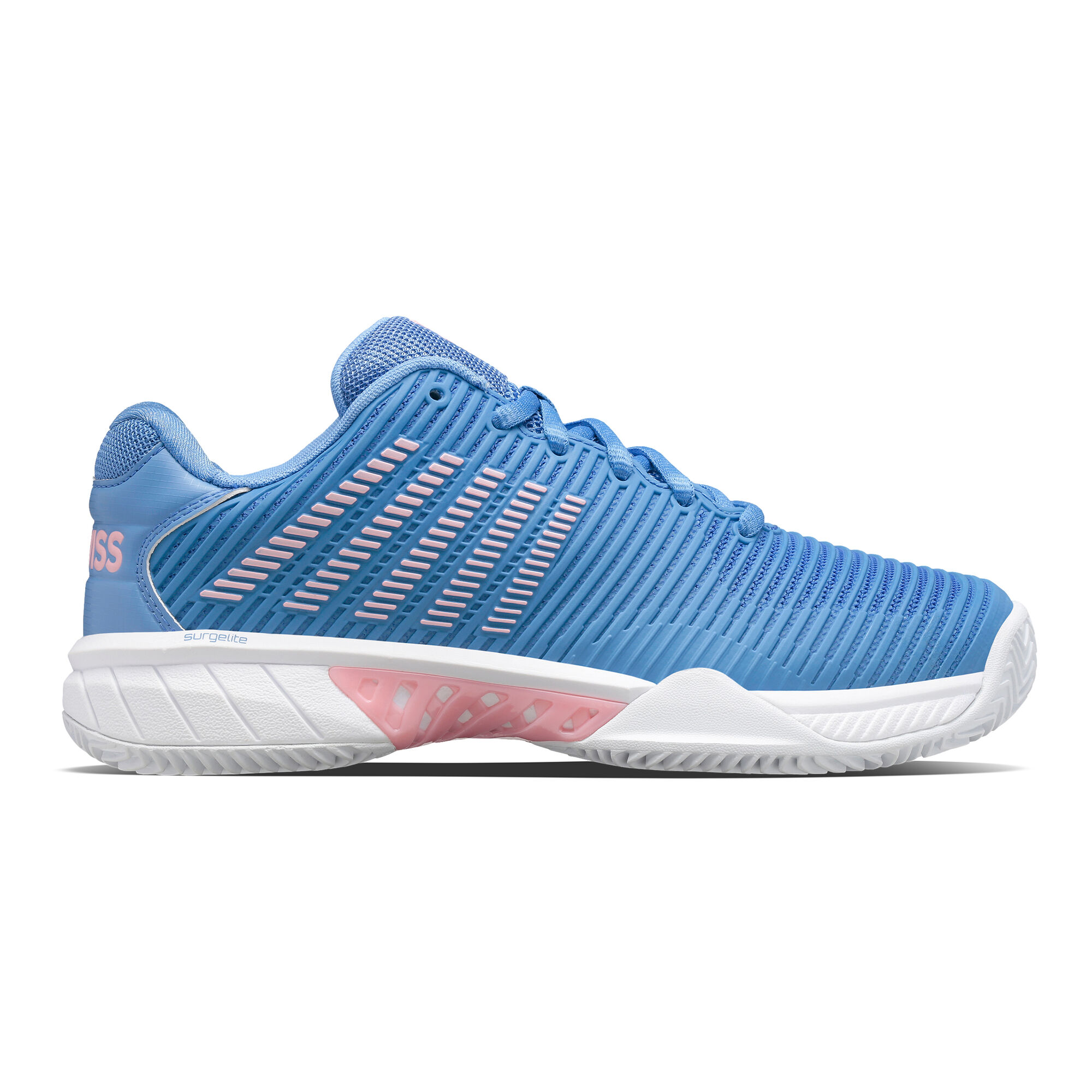 K-Swiss Hypercourt Express 2 Gravelschoen Dames - Blauw, Roze online | Tennis-Point