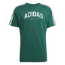 Graphic T-shirt Heren - groen, wit