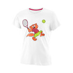 Wilson Kleding Wilson Tabby Tech T-shirt Meisjes-Wit,Veelkleurig