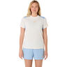 Core T-shirt Dames-Cr&egrave;me,Blauw-grijs