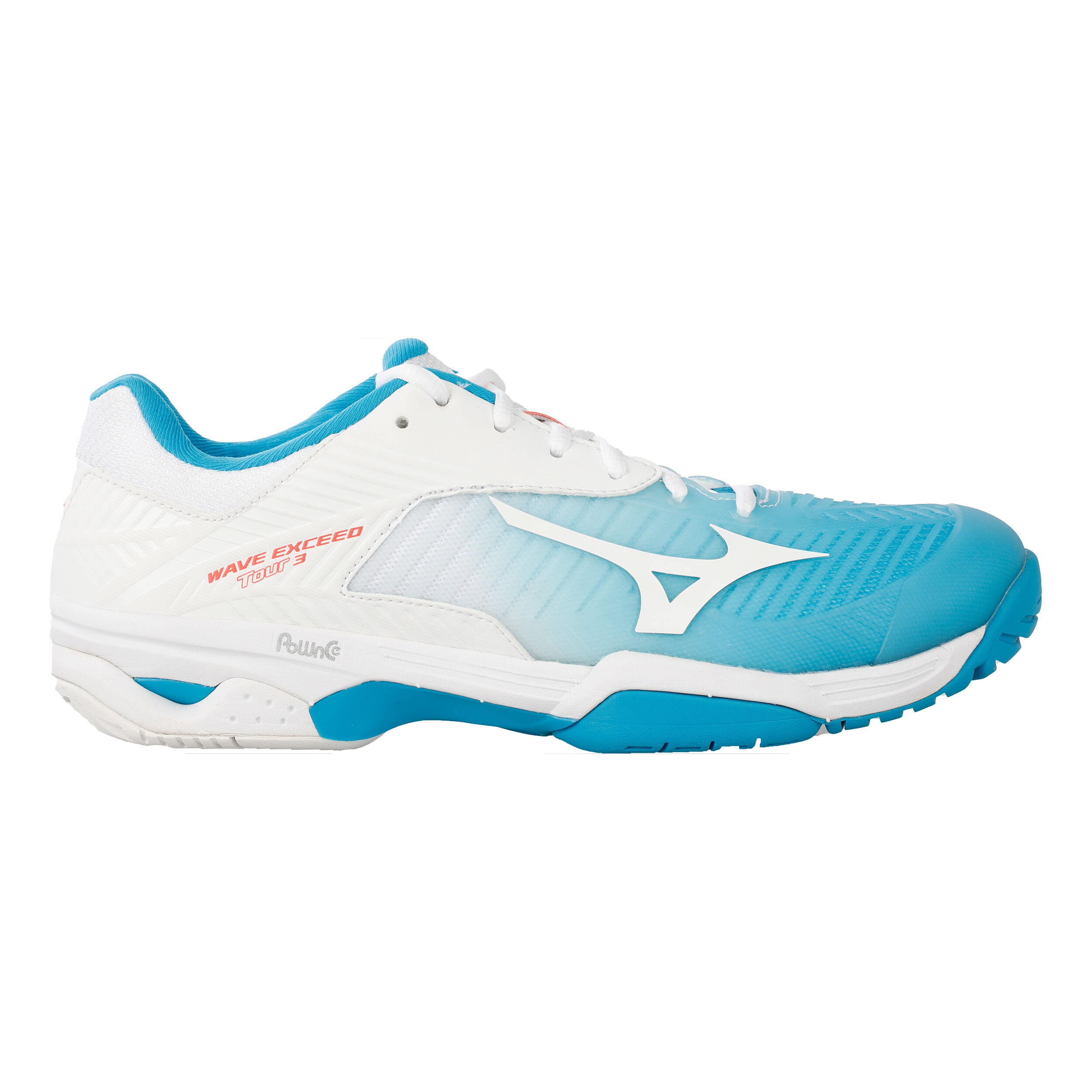 Buy Mizuno Wave Exceed Tour 3 Allcourt Schoen Dames Turkoois Wit