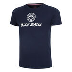 BIDI BADU Kleding BIDI BADU Crew Logo T-shirt Heren-Donkerblauw