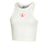 Crossroad Ribbed Tanktop Dames-Wit