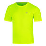 Solid T-shirt Heren-neongeel