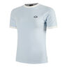 Teriasca T-shirt Dames-Lichtblauw,Crème