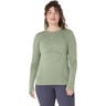 Road Seamless Hardloopshirt Dames-grijs, blauw