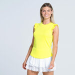 Lucky in Love Kleding Lucky in Love Snake Rattle N'Roll Bring It On Rib Tanktop Dames - wit, zwart