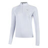 Velocity Cloudspun 1/4 Zip Hardloopshirt Dames-Blauw