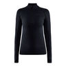 Core Dry Active Comfort Half-Zip Longsleeve Dames-Zwart