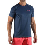 Endless Kleding Endless Feisty Hexagon T-shirt Heren-Blauw