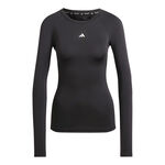 adidas Kleding adidas Tech-Fit Longsleeve Dames-Zwart