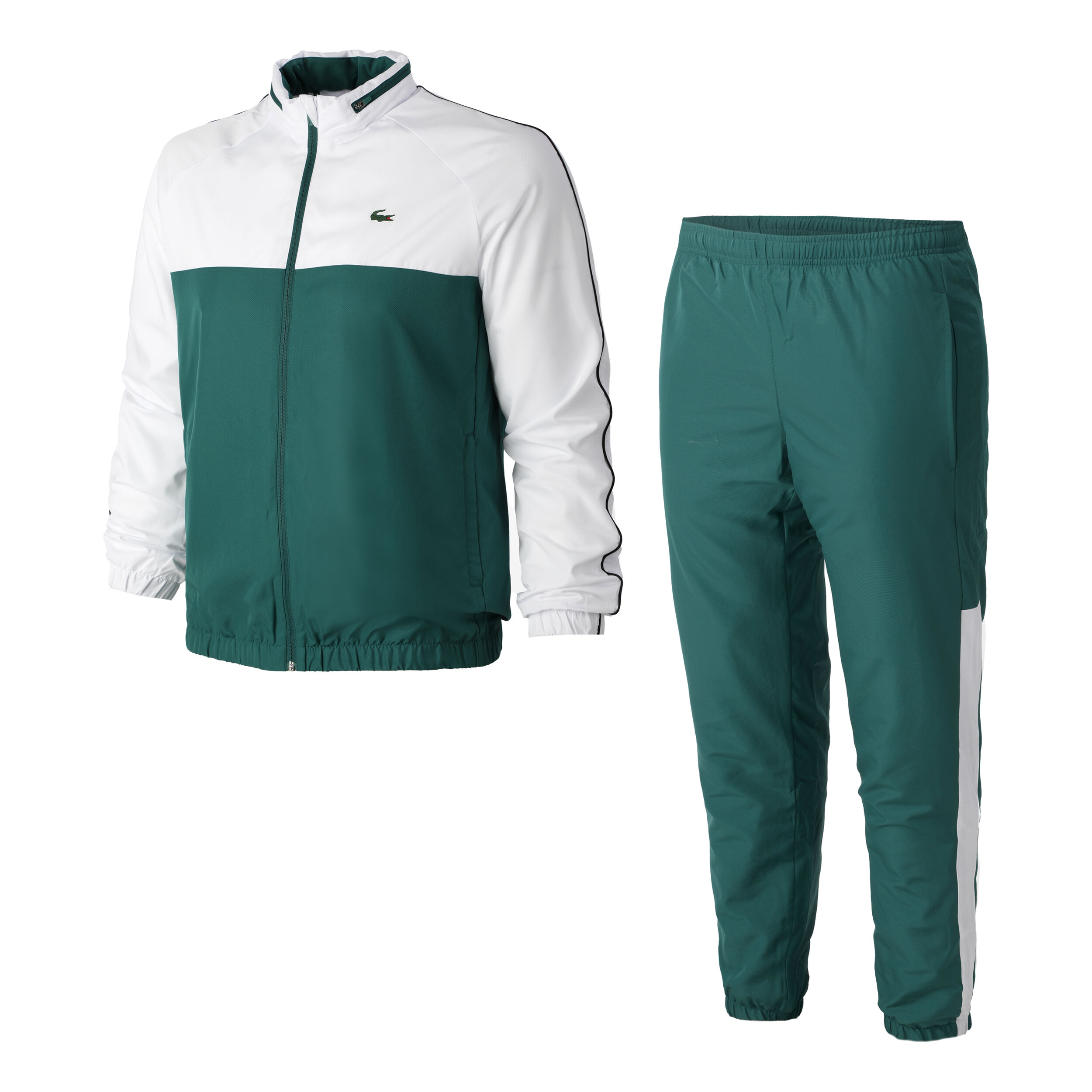 Buy Lacoste Trainingspak Heren Groen Wit online Tennis Point NL