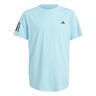 Club 3 Stripes T-shirt Jongens - turkoois, 