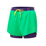 Ronhill Kleding Ronhill Tech Distance Twin Hardloopshorts Dames-Groen,Paars