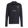 adi365 Warm Half-Zip Hardloopshirt Heren-zwart