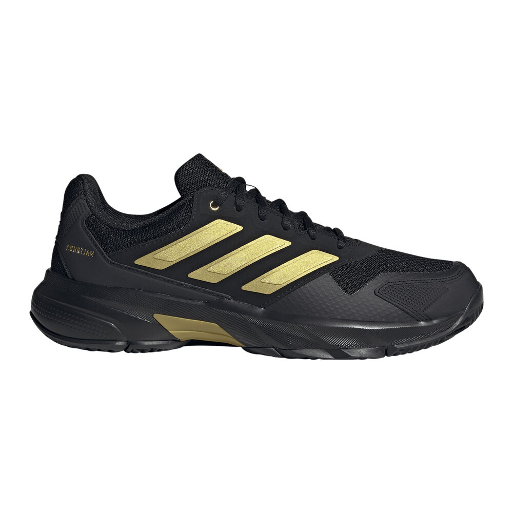 Adidas CourtJam Control 3 Allcourt schoen Heren-zwart, goud