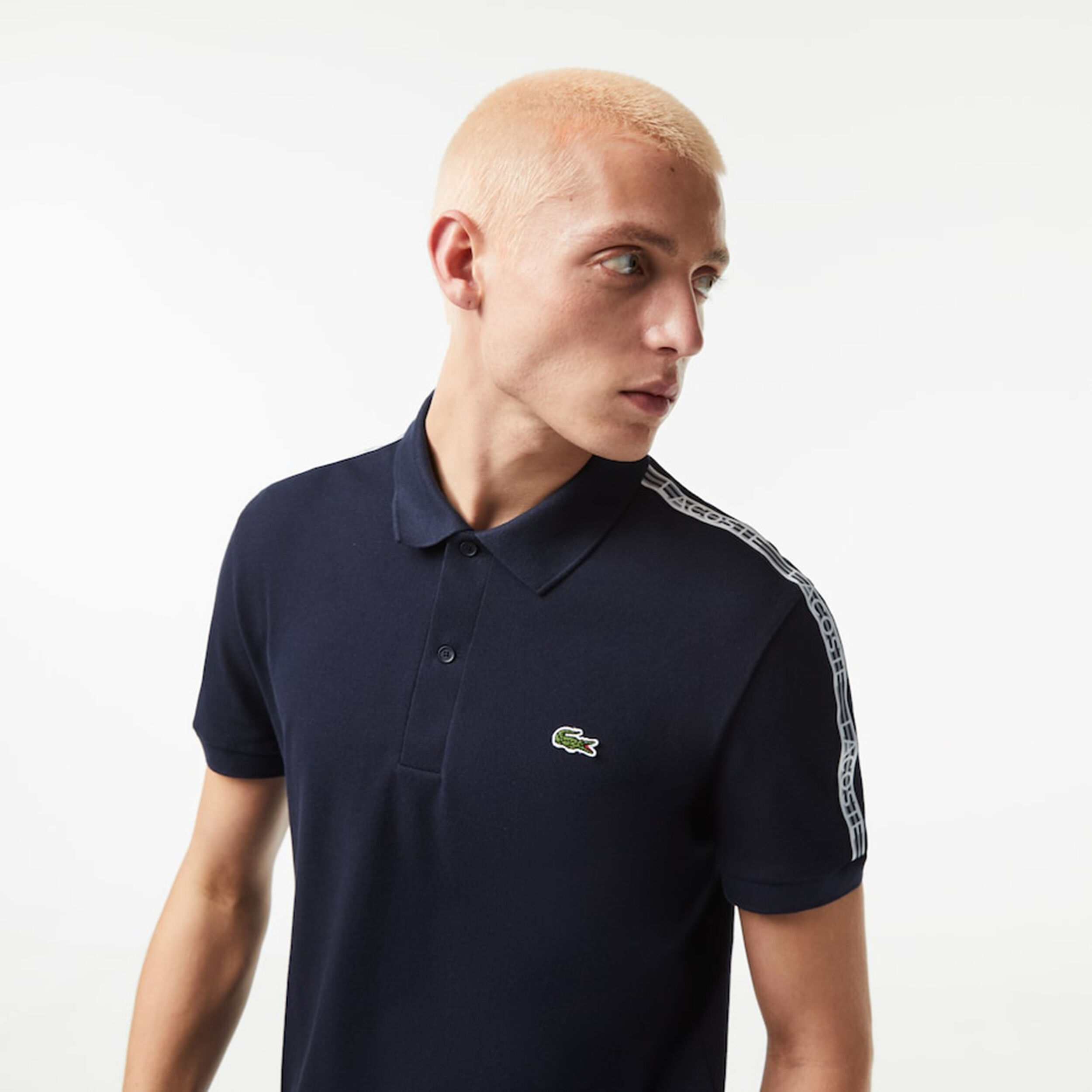 Buy Lacoste Core Graphics Polo Heren Donkerblauw online Tennis