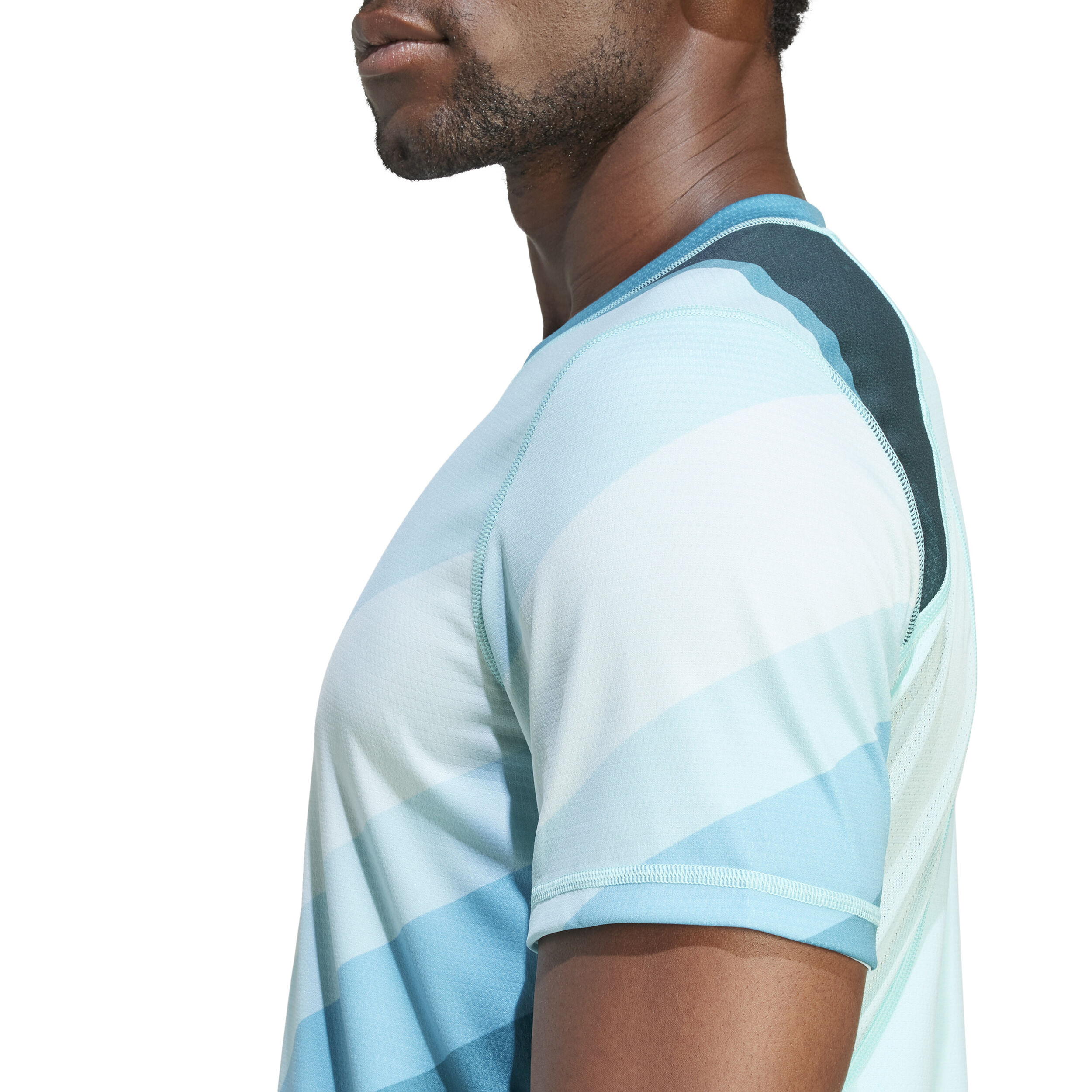 Revers Pro T shirt Heren Turkoois Veelkleurig
