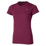 Mizuno Kleding Mizuno Core Impulse Hardloopshirt Dames - paars, 