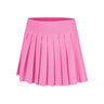 Love Pleated Rok Dames - pink, wit