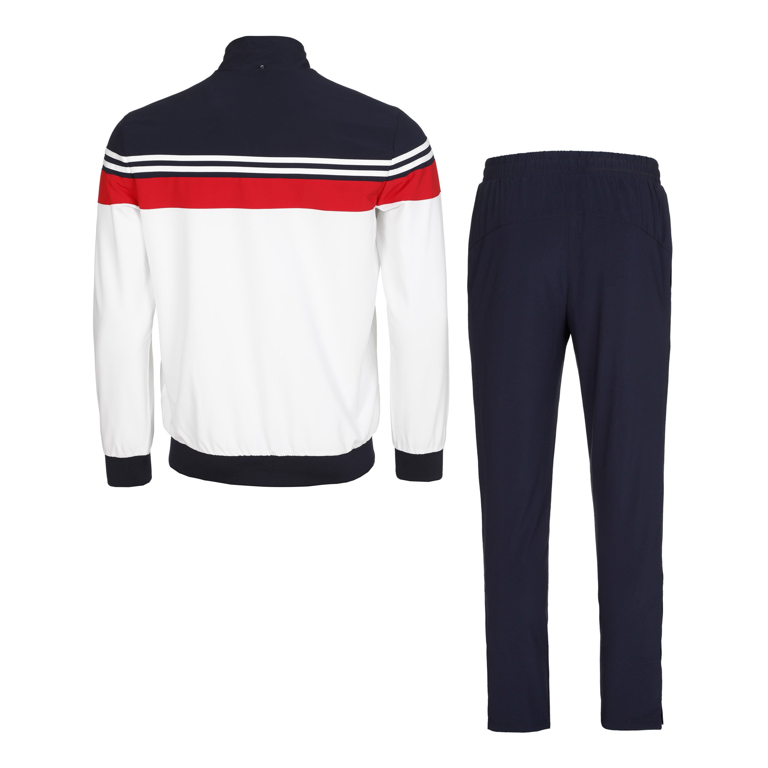 Buy Fila Bruno Trainingspak Heren Wit Rood online Tennis Point NL