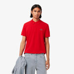 Lacoste Kleding Lacoste Ribbed Collar Polo Polo Heren - rood