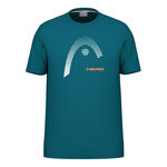 HEAD Kleding HEAD Carl T-shirt Heren-Petrolblauw