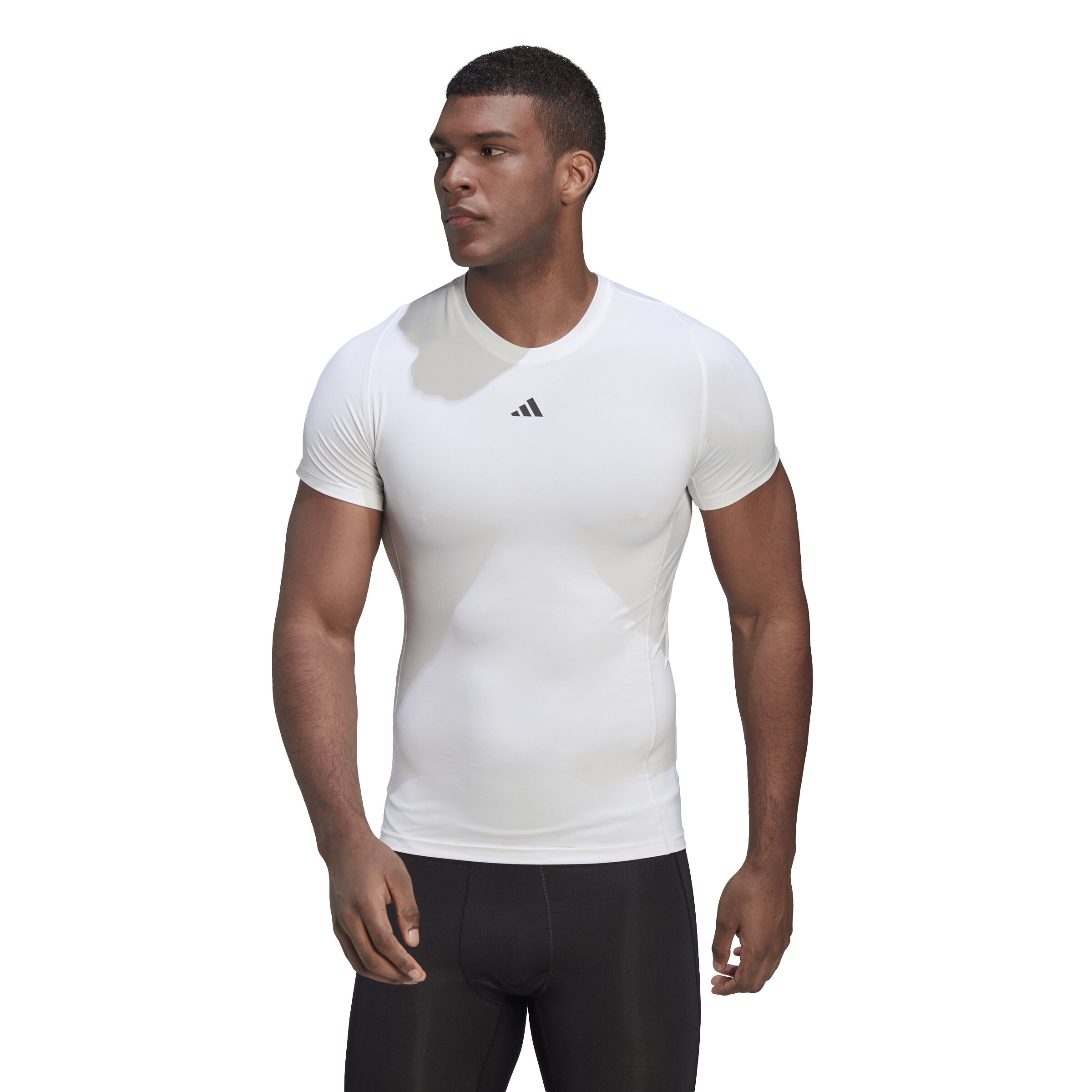 Tech Fit T shirt Heren Wit