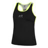 Flow Tanktop Dames - zwart, groen