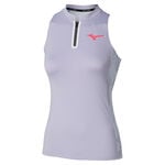 Mizuno Tenniskleding Mizuno Daybreakers Printed Tanktop Dames-lichtblauw