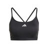 Aeroreact Training 3Stripes Sport-bh Dames - zwart