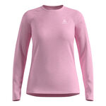 Odlo Hardloopshirt Odlo Essential Seamless Hardloopshirt Dames-pink