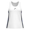 Club 25 Tech Tanktop Dames-Wit,Donkerblauw