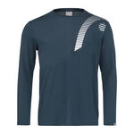 HEAD Kleding HEAD Club 22 Cliff Longsleeve Heren-Donkerblauw