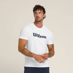 Wilson Kleding Wilson Easy Street T-shirt Heren-Wit