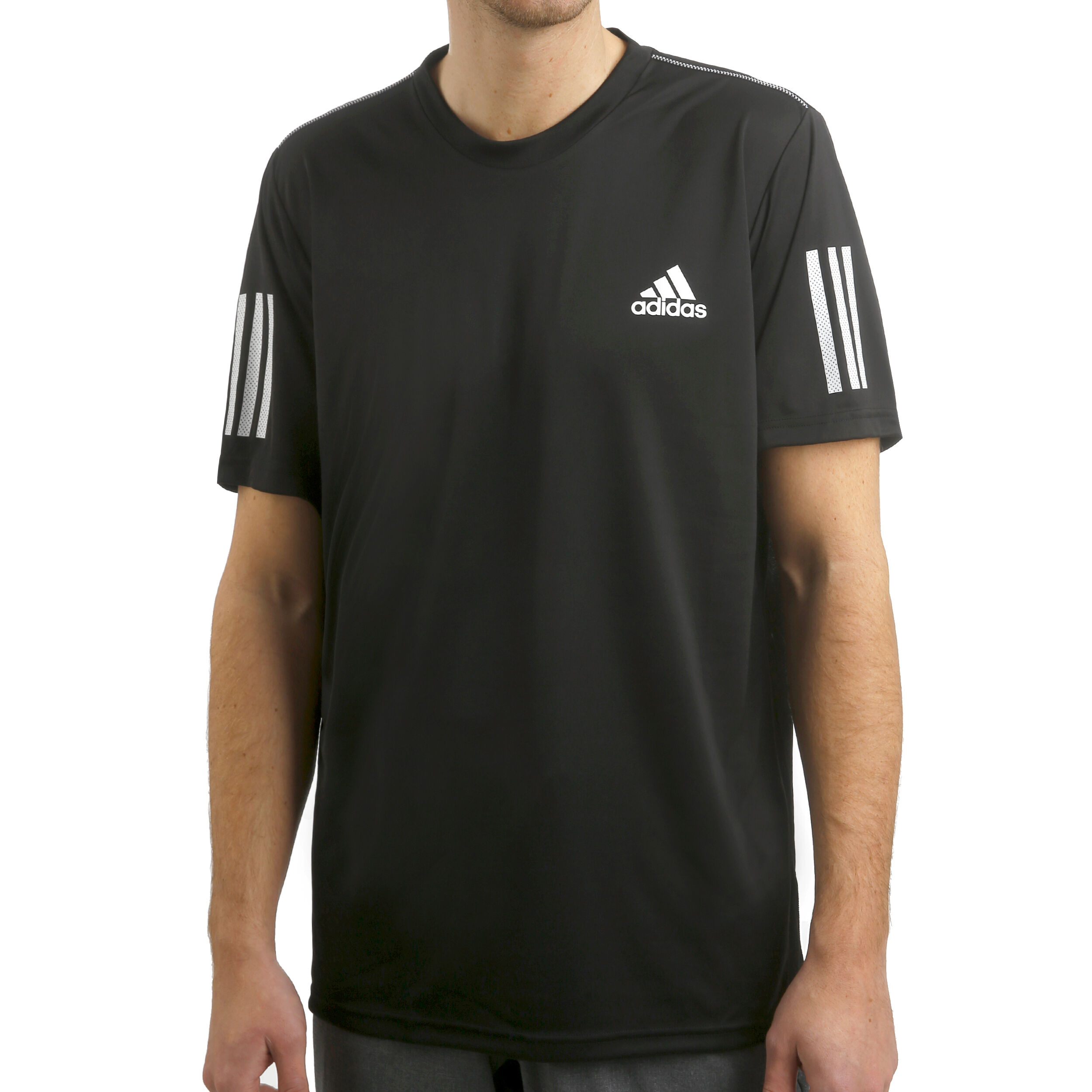 Adidas 3 stripes tee men clearance