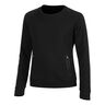 Crew Sweatshirt Dames-Zwart