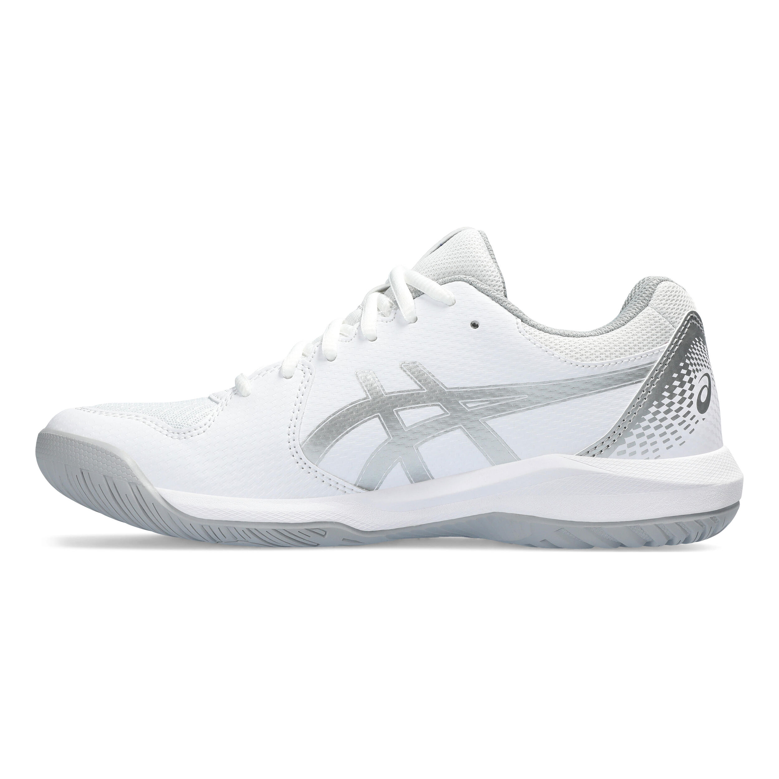 Buy ASICS Gel Dedicate 8 Allcourt Schoen Dames Wit Zilver online Tennis Point NL