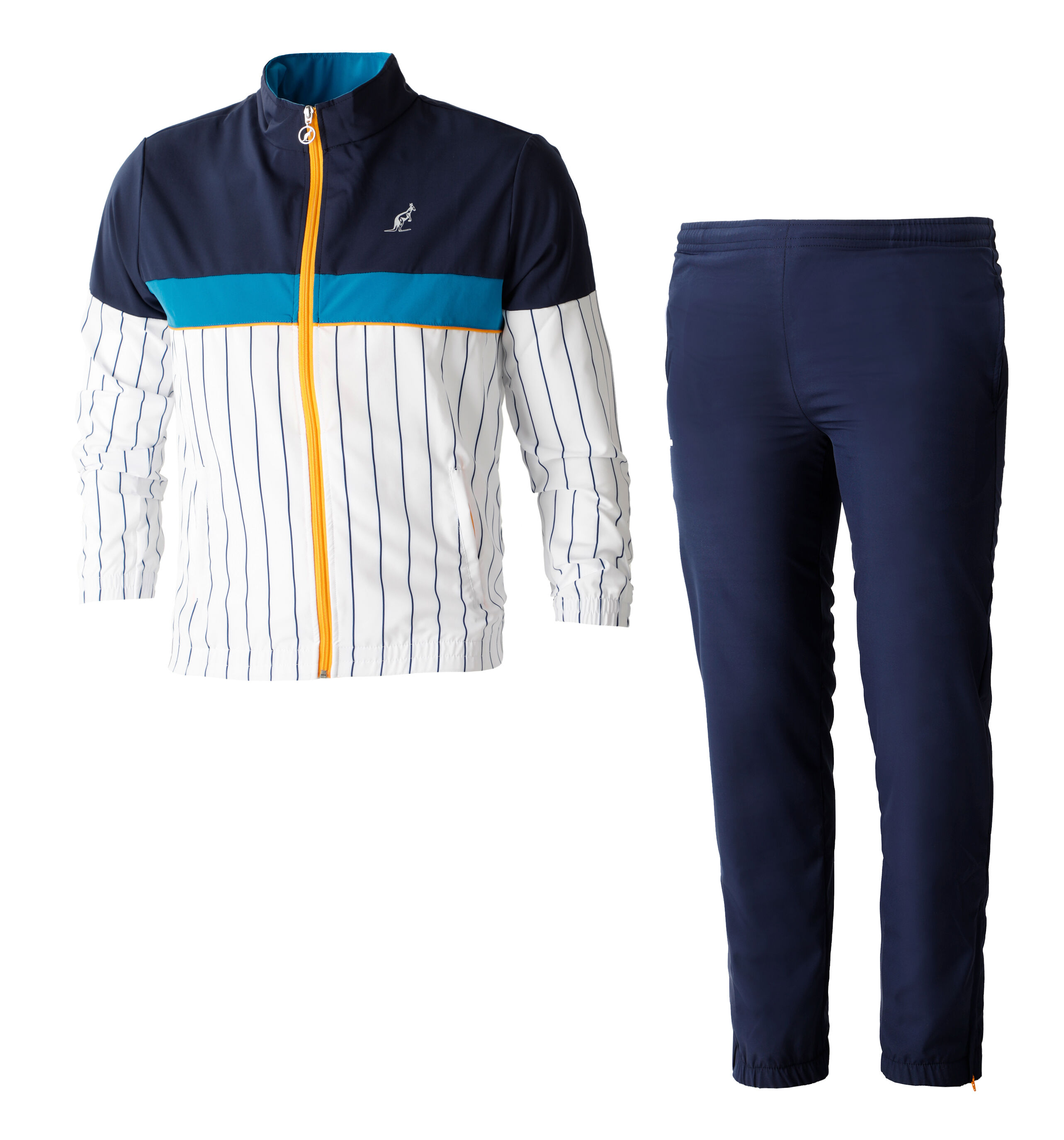 Buy Australian Stampata Elastio Al Fondo Trainingspak Heren Donkerblauw Wit online Tennis Point NL