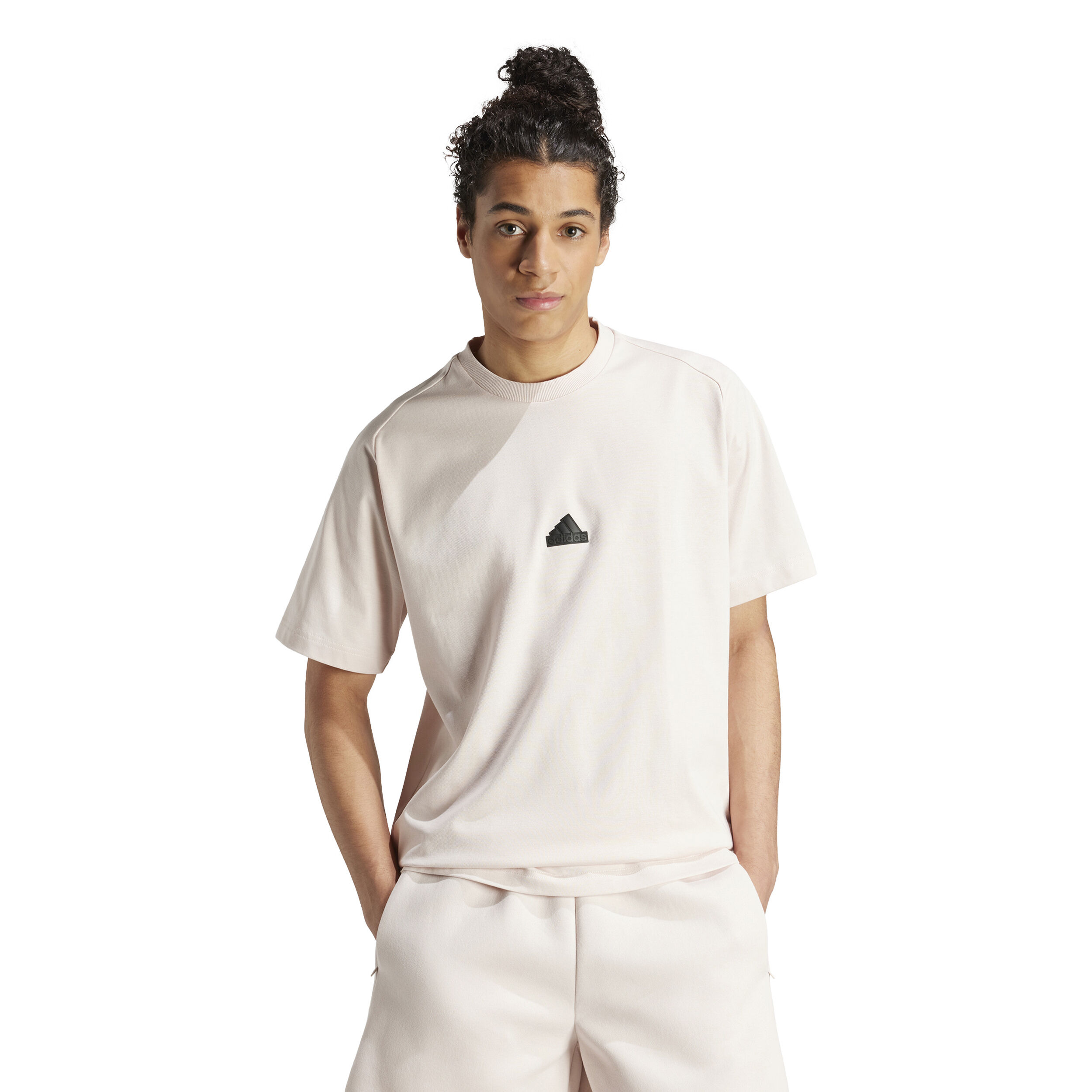 Adidas shirt heren beige new arrivals