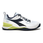 Diadora Tennisschoenen Diadora Blushield Torneo 2 Gravelschoen Heren-Wit,Blauw