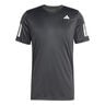 Club 3Stripes T-shirt Heren-zwart