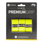 Tennis-Point Overgrips Tennis-Point Premium Grip Verpakking 3 Stuks-Geel