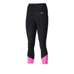 Mizuno Kleding Mizuno Impulse Core 3/4 Tight Dames-Zwart,Pink