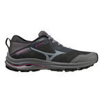 Mizuno Hardloopschoenen Mizuno Wave Rider GTX Trailschoen Dames-Grijs,Wit