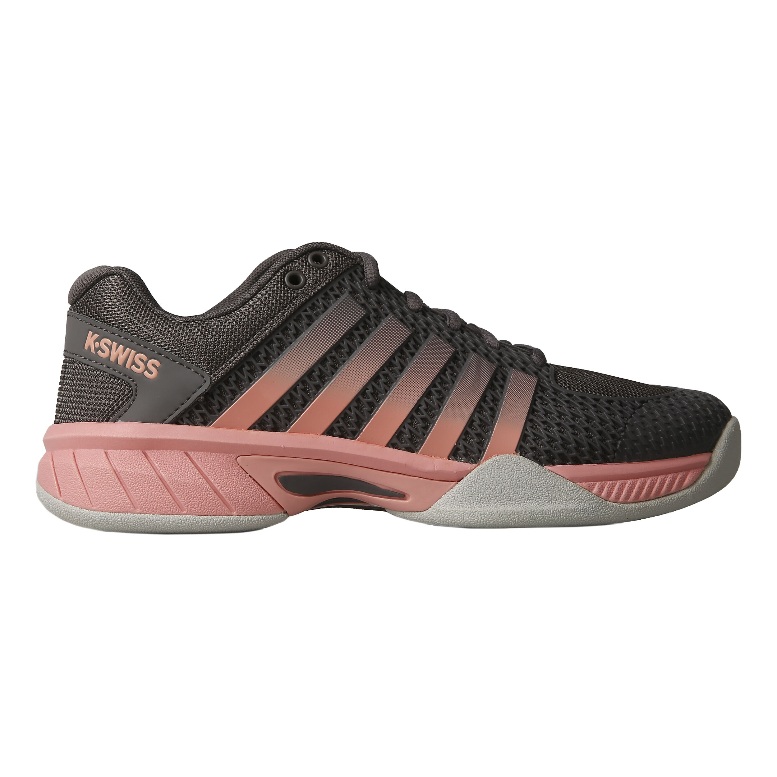 Buy K Swiss Express Light Carpet Tennisschoen Tapijt Dames Donkergrijs Roze online Tennis Point NL