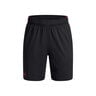Tech Vent Shorts Jongens-Zwart,Rood